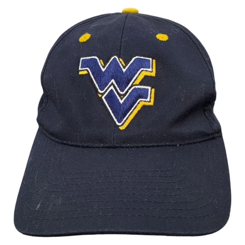 Captivating Headgear West Virginia‎ University Hat Mens Navy Adjustable Snapback